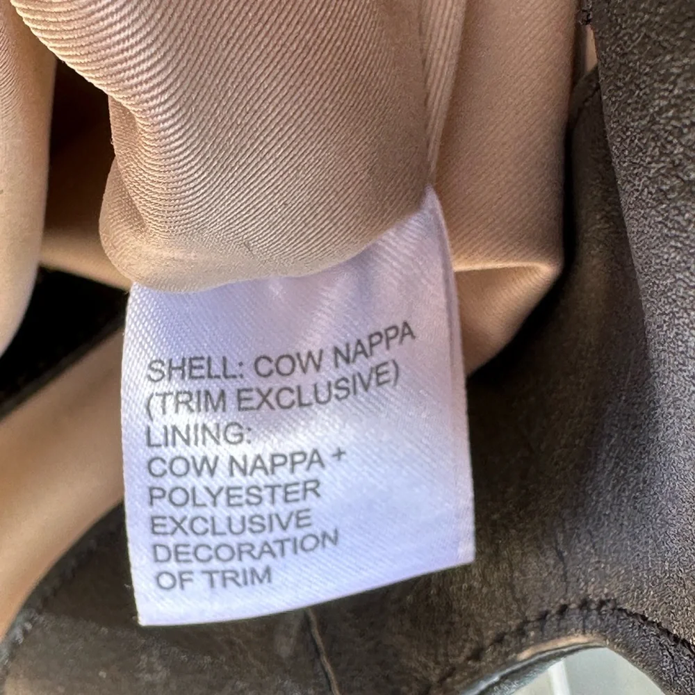 Shanghai Tang Black Leather Hobo Bag - Picture 14 of 14